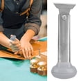 thumbnail image 1 of Herramienta de corte artesanal de cuero, cuchillo de mano de acero inoxidable con borde de empuje, cuchillo de mano de acero inoxidable, diseño elevado, 1 of 9