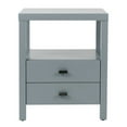 thumbnail image 2 of "East at Main Westwood Minimalist Nightstand, Sustainable Acacia Wood, 2-Drawer, 18""Wx15""Dx22""H, Bedroom Furniture", 2 of 11