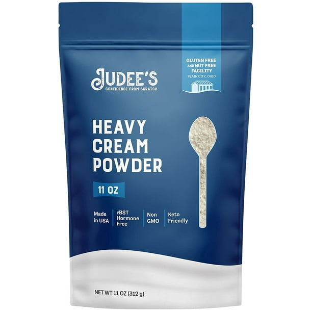 Judee's Heavy Cream Powder 11oz GMO and Preservative Free Produced