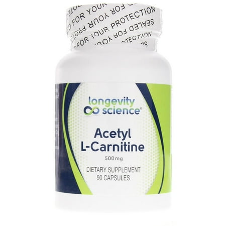 Longevity Science - Acetyl LCarnitine 90 vcaps ALC90 Exp.4.19+ SD2