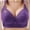 Purple, variant on Admvng Women's Plus Size Wireless Bra Full Coverage Side Support Lift Everyday Bra