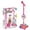 Pink, variant on Stand Up Microphone Kids Child Microphone with Adjustable Stand for Kids Karaoke Machine with Lights Girls Party Pastime Sing Musical Toy with Flashing Lights Toys Age 6-8