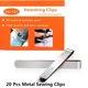 thumbnail image 3 of unbranded 20Ud Clipes De Acero Inoxidable Para Dobladillos Con Grabada Y Resistente Plata, 3 of 8