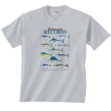 Fishing T-Shirt Saltwater Records