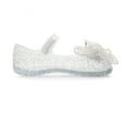 thumbnail image 6 of Ticikt Shoes Girls Sandals Jelly Mary Jane Dance Party Shoes For Kids Toddler,Color:White,Size:4-4.5 Years, 6 of 7