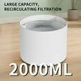 thumbnail image 3 of Circulating Cat Water Fountain, Ultra Quiet Drinking Dispenser with Ripple Basin, Designed to Increase Hydration for Cats & Small Animals (2000ML), 3 of 5