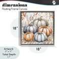 thumbnail image 4 of Stupell Industries French Country Watercolor Pumpkin Harvest Gray Floating Frame Canvas Art, 18 x 18, by Creative Studio, 4 of 8