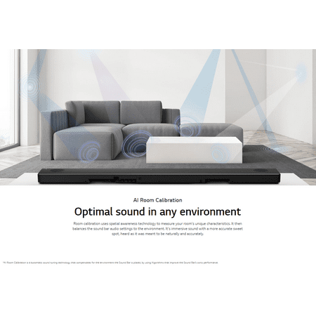 LG - 7.1.4-Channel 770W Soundbar System with Wireless Subwoofer and Dolby Atmos with Google Assistant - Black