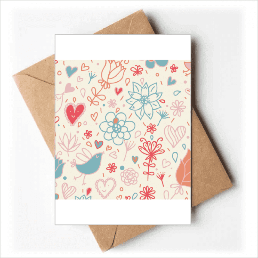 Bird Flowers Paint Art Deco Fashion Greeting Cards You are Invited Invitations