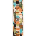 thumbnail image 1 of Momeni BUNGLBUN-3MTI2380 Novogratz Bungalow Collection Tiles Area Rug, 2 ft. 3 in. x 8 ft. Runner, Multicolor, 1 of 1