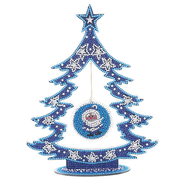 Pintura Diamante Irfora DIY diamante pintura árbol de Navidad luminoso taladro kit de bordado de diamantes DIY decoración de escritorio de Navidad Irfora Pintura Diamante