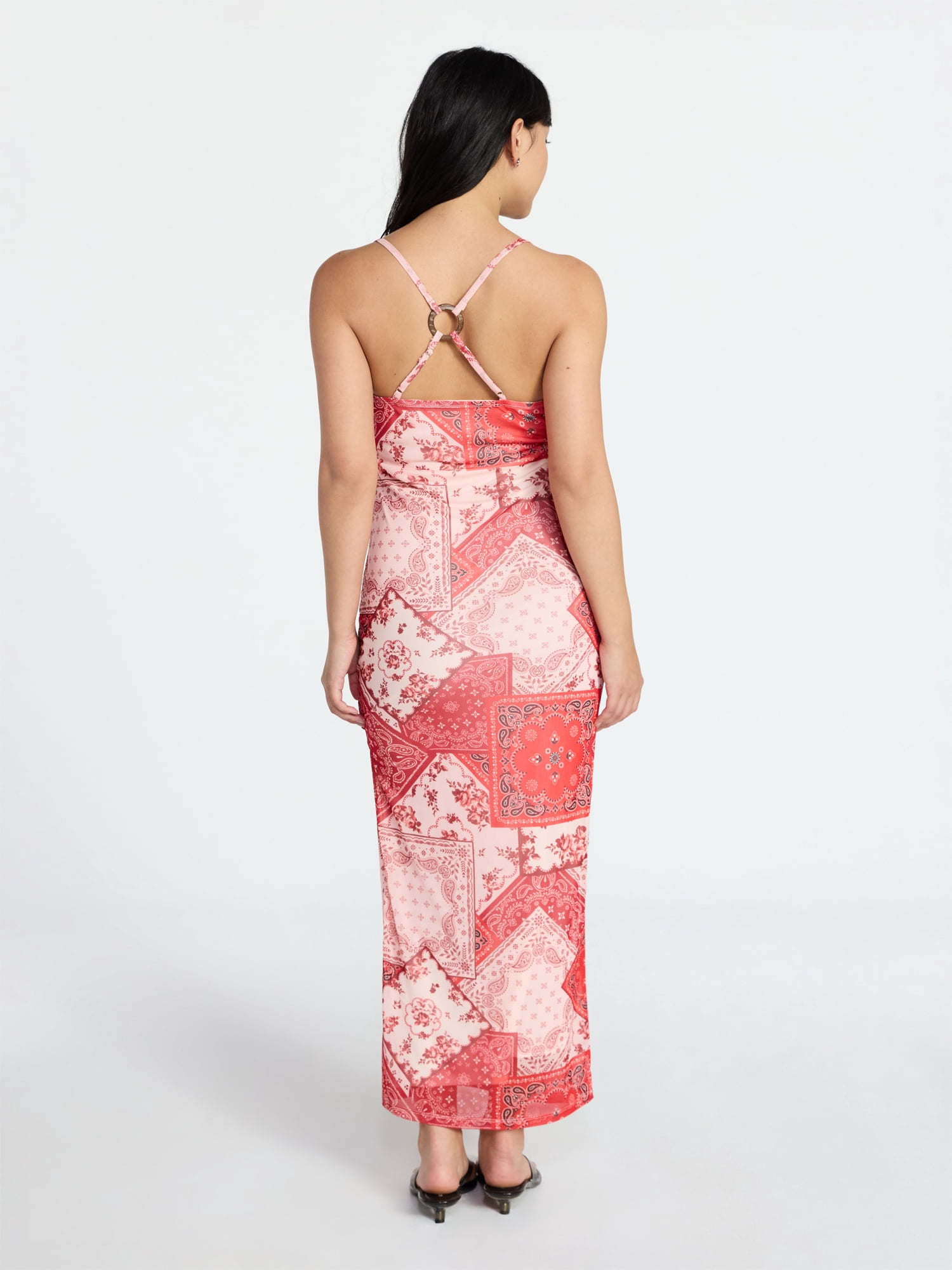 No Boundaries Maxi Slit Dress, Womens