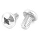 thumbnail image 2 of Tornillos Phillips de cabeza redonda de acero inoxidable 304 M6x10mm, longitud total de 14mm, 20 piezas, 2 of 2