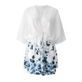 thumbnail image 4 of Vestidos Para Mujer Vestidos Casuales de Moda Estampado Erógeno Sin Mangas Bolsillos Mini Vestido Odeerbi ODB166447, 4 of 4