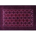 thumbnail image 1 of Ahgly Company Indoor Rectangle Persian Purple Traditional Area Rugs, 4' x 6', 1 of 4