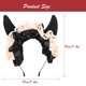 thumbnail image 2 of Diademas de cuernos de diablo para Halloween, lazos para el cabello, suministros para fiestas de cosplay, 2 of 5