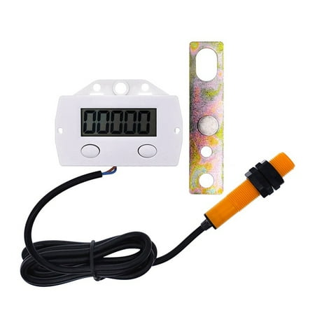 

5 Digit Electronic Digital Display Counter Proximity Industrial Magnetic Sensor Switch Punch Counter Induction Meter B
