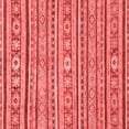 thumbnail image 1 of Ahgly Company Indoor Square Oriental Red Modern Area Rugs, 6' Square, 1 of 4