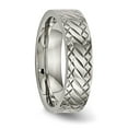 thumbnail image 6 of Auriga Fine Jewelry Titanium and Textured 6mm Band for Men Size 6.5, 6 of 6