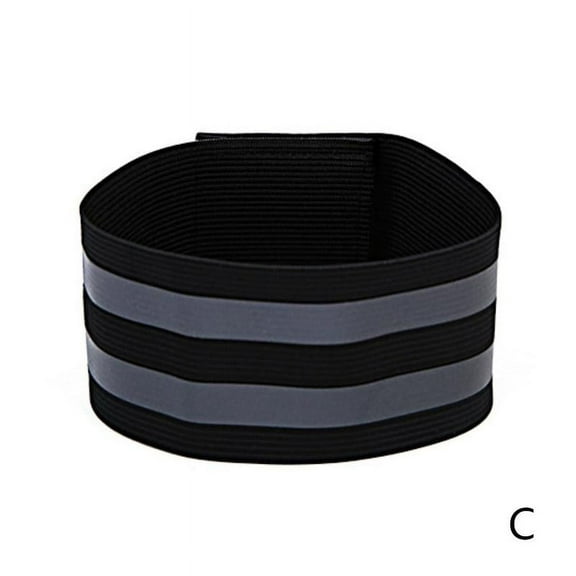 Reflective Arm Bands High Visibility Ankle Straps Adjustable Rning B3Z4