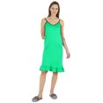 thumbnail image 5 of Inkmeso Solid WoMen's Spaghetti Strap Nightwear Sleeveless Chemise Nightdress, 5 of 7