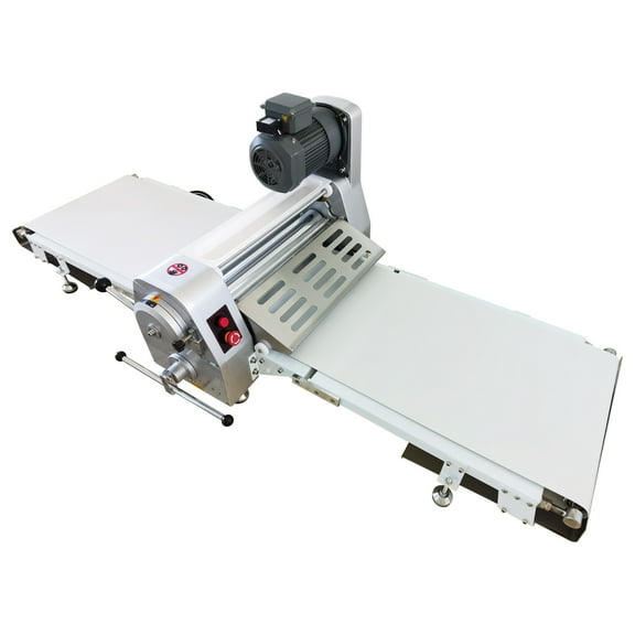 Commercial Dough Sheeter Conveyor 500mm Width Dough Roller Machine Table Pizza Sheeter