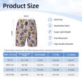thumbnail image 4 of Cauagu Plum Print Swim Trunks for Men,Youth Boys Swim Shorts Compression Liner Beach Shorts Boys' Swimming Shorts 7-20 Years Bathing Suit-Medium, 4 of 7