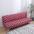 thumbnail image 2 of Armless Sofa Cover 3 Seater/2 Seater Stretch Sofa Throw for Sofa Bed S, 2 of 5