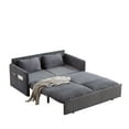 thumbnail image 5 of Corduroy Sofa Bed with Fixed Storage Bag / Keep Items Organized at Hand, 5 of 6