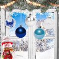 thumbnail image 5 of Bolas de Navidad azules, decoraciones para árboles de Navidad, bolas de decoración de plástico de 6 cm, decoración tradicional de Navidad, paquete de 30 piezas Afortunado Sencillez, 5 of 5