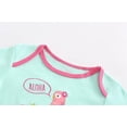thumbnail image 4 of WIBACKER 0-12M 100% Cotton Baby Boys 3-pack Flowers Long Sleeve Variety Onesies Snap Bodysuits, 4 of 9