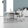 thumbnail image 3 of Modern Writing Office Desks Floor Executive Multifunctiona Meeting Office Desks Workstation White Scrivania Angolare Furnitures My Lux Decor Round, 3 of 22