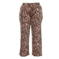 thumbnail image 4 of White Mark Women's Plus Size Animal Print Wide Leg Palazzo Pants, 4 of 5