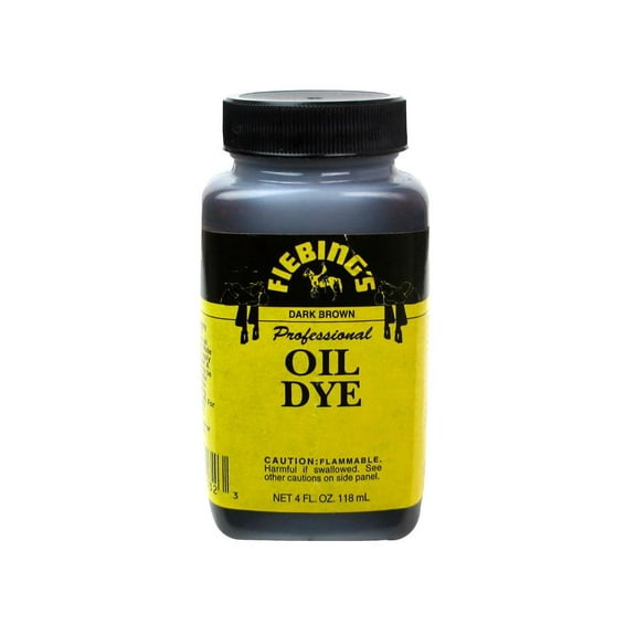 Fiebings Leathercraft Pro Oil Dye 4oz Dark Brown