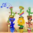 thumbnail image 5 of Cactus bailando, cantando, flor encantadora, retorcida, parlante, divertido juguete para niños, niña, 5 of 5