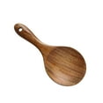 SEXAGESIMO Wooden Rice Scoop Serving Spoon Kitchen Utensil Paddle