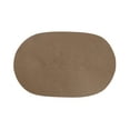thumbnail image 2 of Better Trends Country Braid Collection is Durable and Stain Resistant Reversible Indoor Area Utility Rug 100% Polypropylene 42" x 66" Oval, Cocoa Solid, 2 of 4