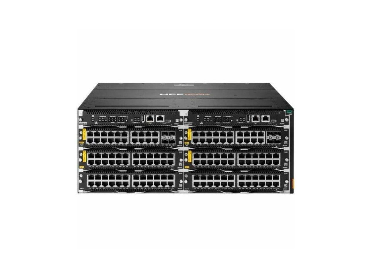 Aruba CX 5420 Switch Chassis - 20 Ports - Manageable - Gigabit Ethernet, 10 Gigabit Ethernet - 1000Base-T, 10GBase-LRM - 3 Layer Supported - Modular - 1600 W Power Consumption - Optical Fiber,
