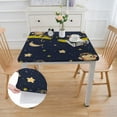 thumbnail image 2 of Acheng Monkey Bananas Stars Square Table Cover 100% Polyester Fiber 46*46, 2 of 8