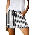 thumbnail image 1 of onlypuff Womens Shorts Comfy Drawstring Elastic Waist Summer Shorts with Pockets Casual Pants-week, 1 of 4