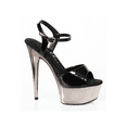 thumbnail image 2 of ELLIE 609-CHRISTY Women's 6" Heel Ankle Strap Buckle Stiletto Platform Sandals, 2 of 2