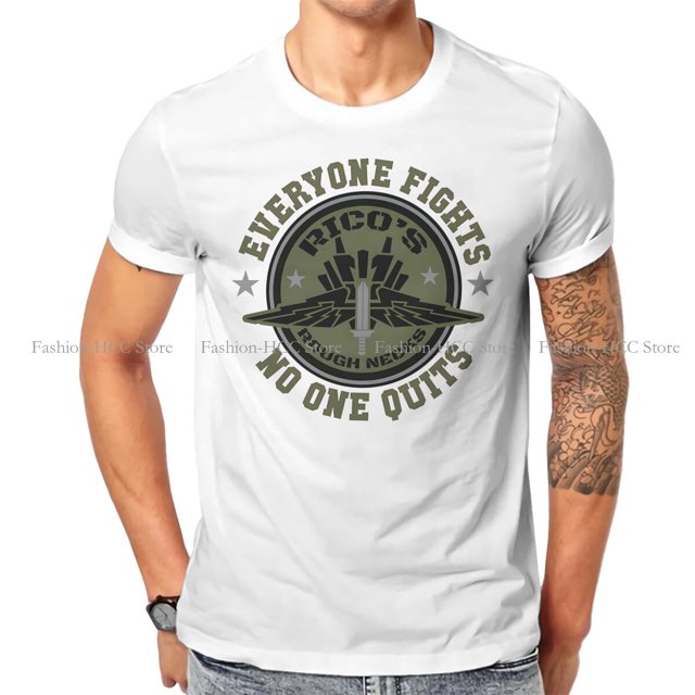 Starship Troopers 100% Cotton TShirts Mobile Infantry Ricos Roughnecks Distinctive Homme T Shirt Funny Size S-6XL Xinyi