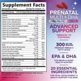 thumbnail image 3 of Prenatal Vitamins for Women with Folic Acid + Omega 3 DHA for Fetal Brain Development, Best Prenatal Vitamin Supplement, Daily Pregnancy Multivitamin Nutritional Support, Non-GMO - 240 Softgels, 3 of 10