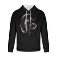 thumbnail image 4 of WXLWZYWL Funny Halloween Hoodies for Men Bat Design Shirt for Men with Pocket Drawstring Sweatshirt Hooded Costumes Pullover Tops Plus Size, 4 of 5