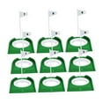 thumbnail image 2 of 9 piezas Golf Golf Putt Cup Practice Hole Train Ayuda, al aire libre con Putter Putter Indoor Putter de patio de bandera Golf Puttable, desmontable, verde, 2 of 8