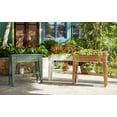 thumbnail image 2 of BrylaneHome Outdoor Weatherproof Elevated Standing Garden Bed 36"W Raised Planter for Vegetables Flower Herb Patio, 2 of 4