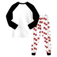thumbnail image 4 of Gubotare Kids Fall Pajamas Baby Boys Vehicle Print Pajama Set Long Sleeve 2pc Matching PJ Set 5T 6T (Red,5-6 Years), 4 of 4
