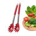 thumbnail image 1 of Paquete de 2 tenedores de pasta de silicona, servidor de cuchara de fideos resistente al calor de cocina, colador de espagueti sin BPA, las mejores herramientas de cocina Xemadio WRLF-212-2, 1 of 5