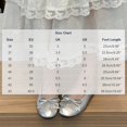 thumbnail image 3 of Women Tassel Bow Ballet Flats, Round Toe Slip‑On Soft Ballerina Shoes, Lightweight Flat Dress Shoes for Party Wedding Office, 3 of 9