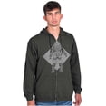 thumbnail image 5 of Astronaut Space Celestial Spirit Zip Up Hoodie Men's Women's Brisco Brands 3X, 5 of 6